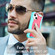 iPhone 13 PC + Rubber 3-layers Shockproof Protective Case with Rotating Holder - Mint Green + Rose Red