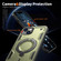 iPhone 13 PC Hybrid TPU Armor MagSafe Ring Holder Phone Case - Olive Green