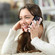 iPhone 13 Printed Double Buckle RFID Anti-theft Phone Case - Rose