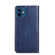 iPhone 13 PU + TPU Gloss Oil Solid Color Magnetic Horizontal Flip Leather Case with Holder & Card Slot & Wallet - Blue