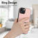 iPhone 13 R20 Ring Card Holder Phone Case - Pink