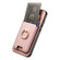 iPhone 13 Retro Cross Leather Card Bag MagSafe Phone Case - Pink