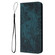 iPhone 13 Retro Elephant Embossed Leather Phone Case - Green