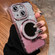 iPhone 13 Rhinestone Mirror Glitter MagSafe TPU Phone Case - Sakura Pink