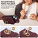 iPhone 13 Rhombic Texture Card Bag Phone Case with Long Lanyard - Wine Red