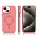 iPhone 13 Shockproof MagSafe Armor PC Hybrid TPU Phone Case - Dark Pink+Maroon