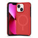iPhone 13 Shockproof MagSafe Armor PC Hybrid TPU Phone Case - Red+Black