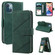 iPhone 13 Skin Feel Horizontal Flip Leather Phone Case - Green