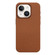 iPhone 13 Skin Feel Leather Texture MagSafe Magnetic Phone Case - Brown