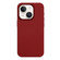 iPhone 13 Skin Feel Leather Texture MagSafe Magnetic Phone Case - Red