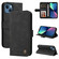 iPhone 13 Skin Feel Life Tree Metal Button Horizontal Flip Leather Case with Holder & Card Slot & Wallet & Photo Frame & Strap - Black
