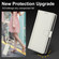 iPhone 13 Skin Feel Pure Color Card Slots Leather Phone Case with Dual Lanyard - White