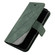 iPhone 13 Skin Feel Splicing Horizontal Flip Leather Phone Case - Green
