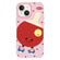 iPhone 13 Skin Feeling Jelly TPU Hybrid PC Phone Case - Spin Table Tennis Pink
