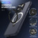 iPhone 13 Skin-feel MagSafe Holder PC Hybrid TPU Phone Case - Dark Blue