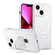 iPhone 13 Skin-feel Ring MagSafe Holder Phone Case - Transparent White