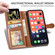 iPhone 13 Solid Color Leather Buckle Phone Case with Lanyard & Photo Frame & Card Slot & Wallet & Stand Function - Brown