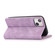 iPhone 13 Strong Magnetic Crazy Horse Texture Horizontal Flip Leather Case with Holder & Card Slots & Wallet - Purple