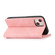 iPhone 13 Strong Magnetic Crazy Horse Texture Horizontal Flip Leather Case with Holder & Card Slots & Wallet - Rose Gold