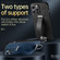 iPhone 13 SULADA Cool Series PC + Leather Texture Skin Feel Shockproof Phone Case - Black