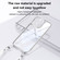 iPhone 13 SULADA Electroplated Clear TPU Soft Frame Phone Case with Wrist Strap - Silver