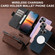 iPhone 13 SUTENI J07 Multifunctional Horizontal Flip Magsafe Leather Phone Case - Brown