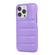 iPhone 13 Thick Down Jacket Soft PU Phone Case - Purple