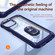 iPhone 13 TPU + PC Lens Protection Phone Case with Ring Holder - Blue