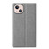 iPhone 13 ViLi DMX Series Shockproof Magsafe Magnetic Horizontal Flip Leather Phone Case - Grey
