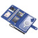 iPhone 13 ViLi GHA-C Series RFID MagSafe Magnetic Flip Leather Phone Case - Blue