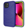iPhone 13 Wave Pattern 3 in 1 Silicone + PC Shockproof Protective Case - Navy+Olivine