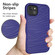 iPhone 13 Wave Pattern 3 in 1 Silicone + PC Shockproof Protective Case - Navy+Olivine