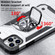 iPhone 13 WK WTP-012 Shockproof PC + TPU + Metal Phone Case with Ring Holder - Silver