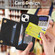 iPhone 13 Zipper Card Holder Phone Case - Black