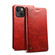 iPhone 13 mini Baroque Simple Horizontal Flip Leather Case with Holder & Card Slots & Wallet - Red