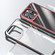 iPhone 13 mini Beautiful Color TPU + Clear PC Four-corner All-inclusive Shockproof Case - Red