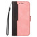 iPhone 13 mini Business Stitching-Color Horizontal Flip PU Leather Case with Holder & Card Slots & Photo Frame - Pink