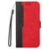 iPhone 13 mini Business Stitching-Color Horizontal Flip PU Leather Case with Holder & Card Slots & Photo Frame - Red