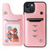 iPhone 13 mini Cat Tree Embossing Pattern Shockproof Phone Case - Rose Gold