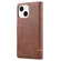 iPhone 13 mini Classic Wallet Flip Leather Phone Case - Brown