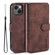 iPhone 13 mini DG.MING Retro Oil Side Horizontal Flip Leather Case with Holder & Card Slots & Wallet - Coffee