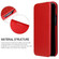 iPhone 13 mini Fierre Shann Magnetic Genuine Leather Phone Case - Red