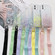 iPhone 13 mini Gradient Glitter Powder Epoxy TPU Thickened Acrylic Shockproof Case with Wide Neck Lanyard - Purple