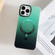 iPhone 13 mini Gradient IMD PC Hybrid TPU MagSafe Phone Case - Green
