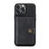 iPhone 13 mini JEEHOOD Retro Magnetic Detachable Protective Case with Wallet & Card Slot & Holder - Black