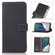 iPhone 13 mini Litchi Texture PU + TPU Horizontal Flip Leather Case with Holder & Card Slots & Wallet - Dark Blue