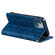 iPhone 13 mini Lucky Flowers Embossing Pattern Magnetic Horizontal Flip Leather Case with Holder & Card Slots - Dark Blue