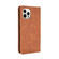 iPhone 13 mini Magnetic Buckle Retro Pattern Horizontal Flip Leather Case with Holder & Card Slot & Wallet - Brown