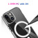 iPhone 13 mini Magsafe Case Simple Magnetic Ring All-inclusive Clear Crystal Acrylic PC +TPU Shockproof Case - Transparent
