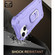 iPhone 13 mini PC + Rubber 3-layers Shockproof Protective Case with Rotating Holder - Purple
